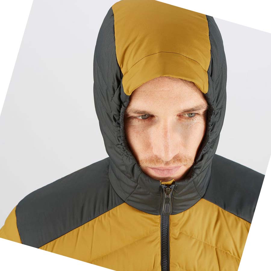 Salomon ESSENTIAL XWARM DOWN INSULATED Erkek Ceket Sarı | TR 3303NWY